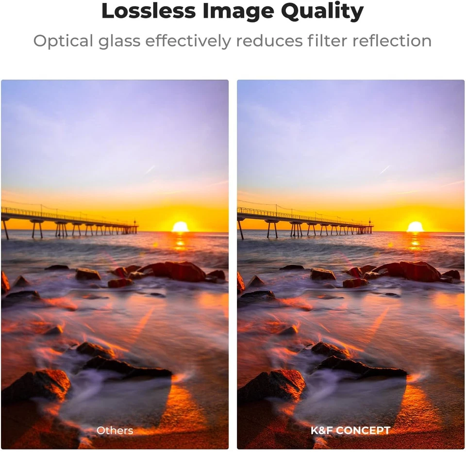 K&F Concept ND8 Lens Filter Fixed Neutral Density Ultra slim 58/62/67/72/77/82MM - Image 4 of 4