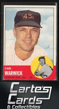 Carl Warwick 1963 Topps #333 Houston Colt .45s