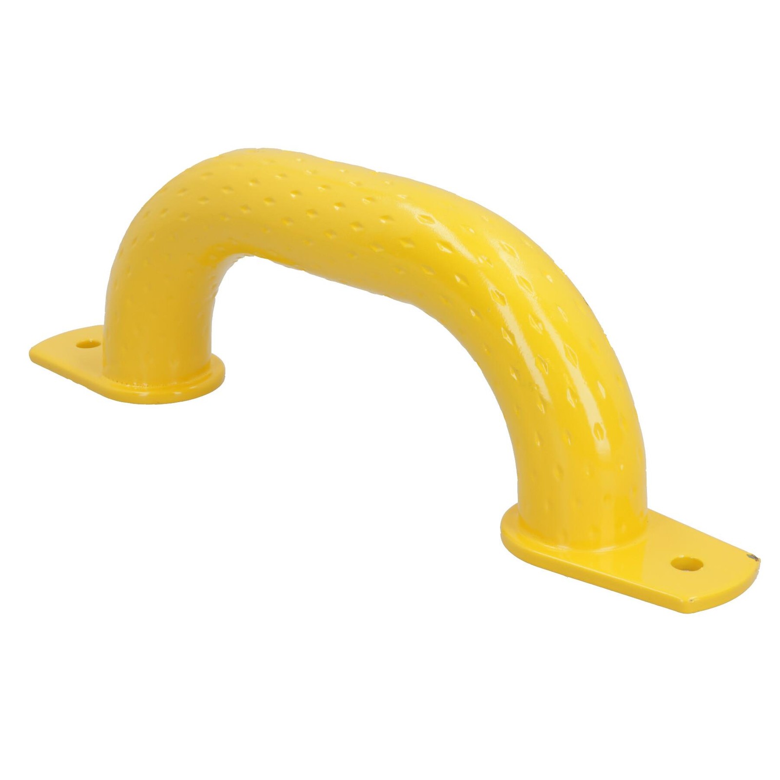 250mm Steel Safety Grab Pull Handle For Trailers Trucks Yellow Coated Finish 1pc