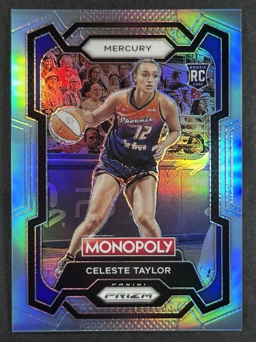 2024 Panini Monopoly Prizm WNBA Celeste Taylor Light Blue Prizm /199 #66