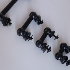 Two Side Snare Drum Lugs in Black Available in Sizes from 26mm to 90mm
