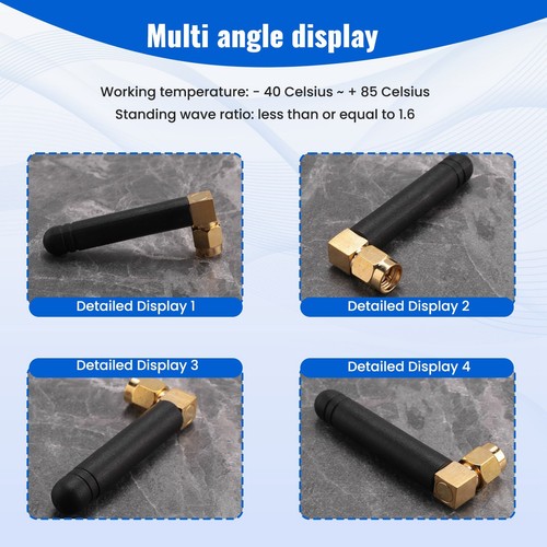 Antenne 1Pc 2.4Ghz 3.5Dbi WIFI antenne Bluetooth module SMA mâle droit2903 - Photo 6/7