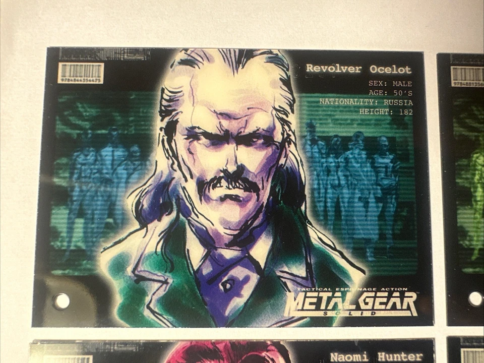 1998 Konami Metal Gear Solid Trading Cards - 6x Face Cards Bundle (Chicken) - Image 3 of 4
