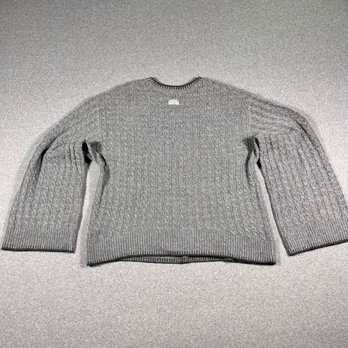 Maglione UGG maglia cavo donna taglia L grigio girocollo manica lunga moda - Foto 2 di 11