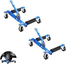 2 PCS Car Dolly Wheel Tire Dolly Heavy Duty Skate Auto Repair Car Moving 3000LBS