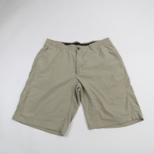 Under Armour HeatGear Dress Short Men's Tan Used - Picture 1 of 5