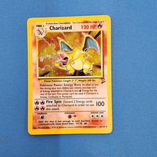 2000 Pokemon Base Set 2 Charizard 4/130 Holo Foil Rare Mp