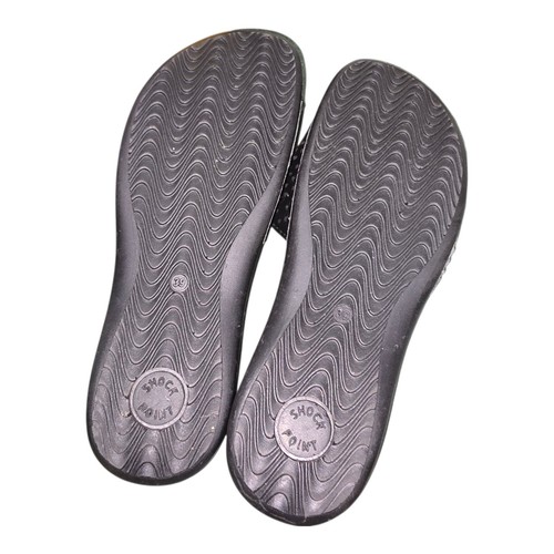 Women Flexus Medical Light Slide Sandals Adjustable Strap Shock Point Sz 39 (8) - Picture 5 of 7