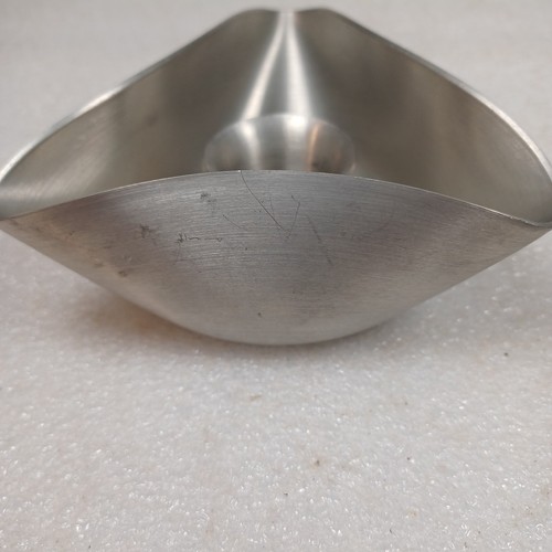 Danish Modern Style VTG MCM Hand Made Metal Candle Sticks Signed Engraved 1978 - Picture 3 of 14