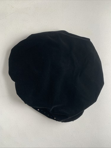 Jack McConnell Boutique Black Rhinestone Hat Fashion Designer - Picture 7 of 10