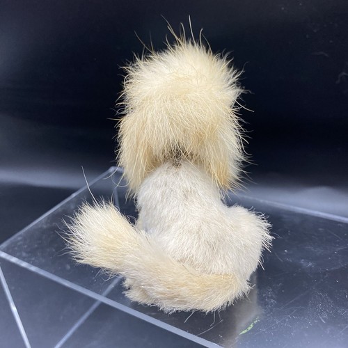 Vtg Faux Fur Lion Pencil Sharpener Spring Head Animal - Picture 3 of 11