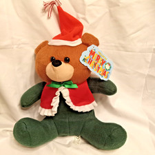 Christmas Bear Vintage Plush Toy/2002/New w/tags/KellyToy/Read Description