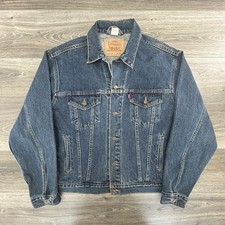 Vintage 90s Levis Denim Jacket Mens Medium Made In USA Jean Trucker 70507-4886