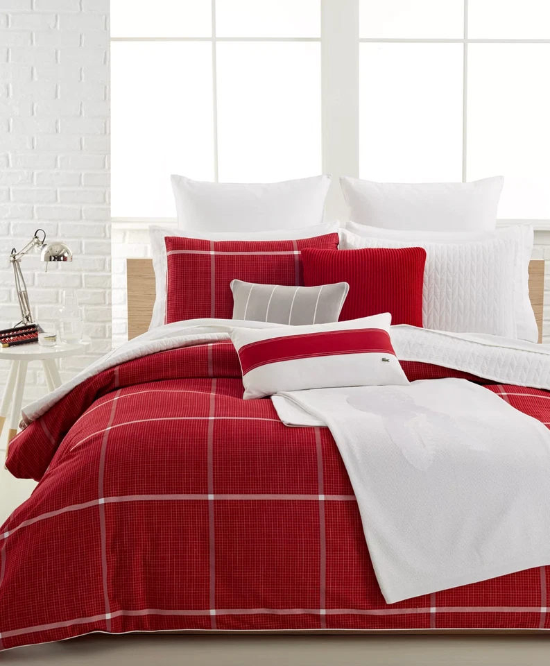 Juego de edredón doble Lacoste Cambon sábanas de chile y pimienta ropa de cama H2618 Foto 2 de 2