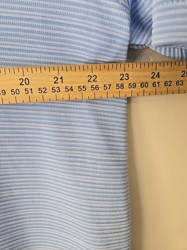 Camisa Polo Tommy Bahama Para Hombres Grande Azul Mezcla Modal Acanalada Manga Corta - Imagen 7 de 12