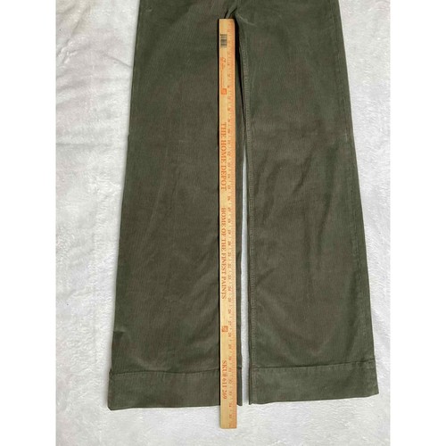 J.Crew Wide-leg Green corduroy Pants Size 26T - Picture 5 of 6