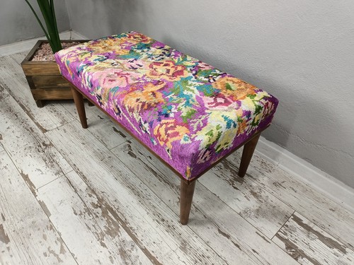 Funky chair, Bohemian bench, Bedroom bench, Lounging bench, Cocktail ottoman - Picture 8 of 10