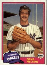 1981 Topps Traded Baseball Card #809 Gene Nelson XRC