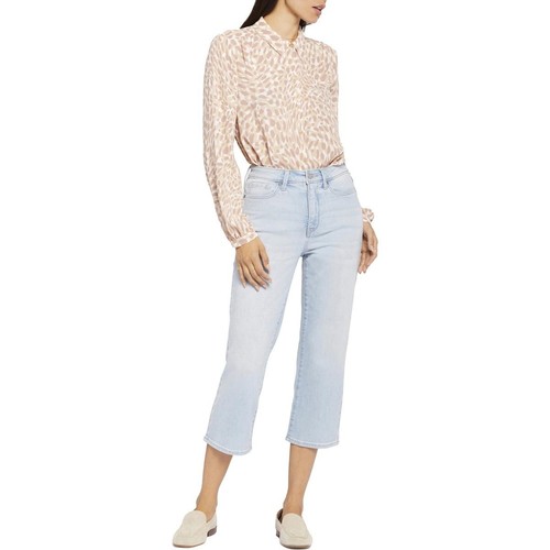 NYDJ Damen Joni blau kurz Denim Capri Jeans 6 Brittany and Hanna Factory Outlet 2819