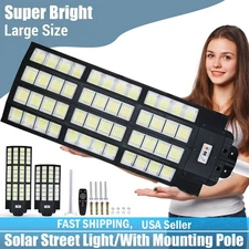 99000000LM 11000W 8000W Commercial LED Solar Street Light Flood Light Road Lamp