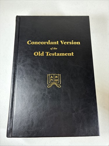 THE CONCORDANT VERSION OF THE OLD TESTAMENT ONE Vol 2021 HC Large Print