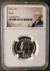 1959 Proof 25c Washington Silver Quarter Dollar NGC PF67