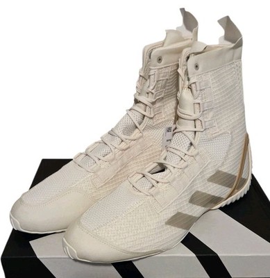Adidas Boxing Speedex 23 High Top Shoes Off White JH8822 Mens 11.5 - NEW