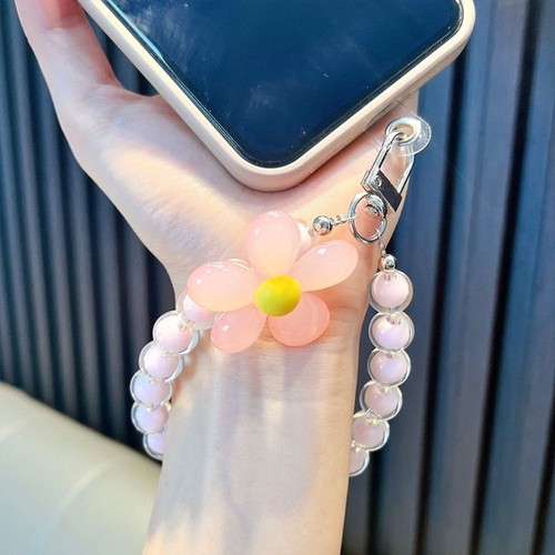 Beaded Keychain Acrylic Bag Pedant Anti-lost Phone Lanyard Gift - Photo 6 sur 12