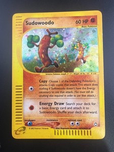 Sudowoodo - H24/H32 - Pokemon Aquapolis Holo Rare Card NM