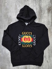 Hoodie Gucci Sweatshirt Men's Black Size XL Regular fast shipping
