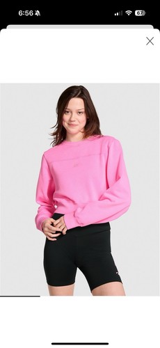 Victoria’s Secret Pink Lola Pink 2pc set crewneck sweatshirt XL & sweatpants L - Picture 3 of 9