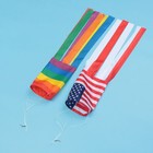 2PCS summer windsocks Striped Outdoors Decor Rainbow Column Windsock for Garden