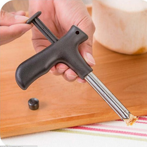 Coconut Opener Tool Manual Easy Grip Handle Fresh Coconut Punch Cutter Tool - Picture 7 of 9