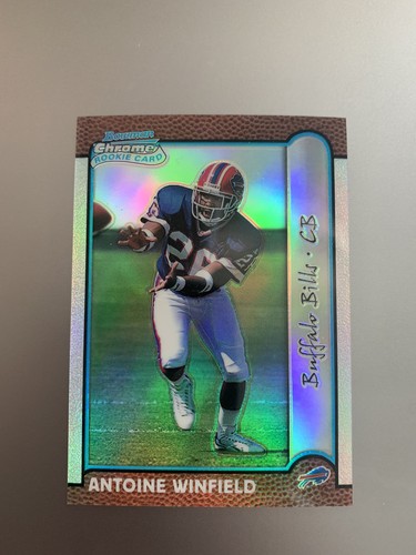 1999 Bowman Chrome Antoine Winfield Rookie REFRACTOR #180 Buffalo Bills