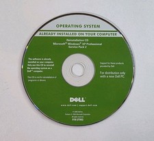 Microsoft Windows XP Professional Service Pack 2 DELL Reinstallation CD Disk