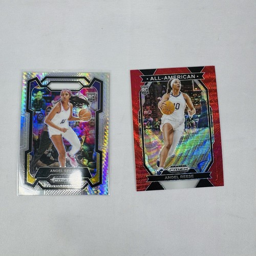 Lote de 6 2024 Panini Prizm Draft Angel Reese: Red Wave All American & Campus Legend - Imagen 19 de 22
