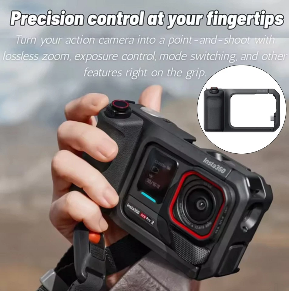 MARKENLOS Xplorer Grip Kit Camera Frame For Insta360 Ace Pro 2 Expand Frame Accessories