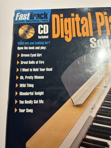 New Sealed FastTrack Yamaha Digital Piano 1 & Songbook w/CDs & Manuscript Paper - Picture 2 of 5