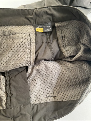 Eddie Bauer Gray Travex Roll Up Quick Dry Nylon Outdoor Hiking Pants Size 8 - Picture 3 of 4