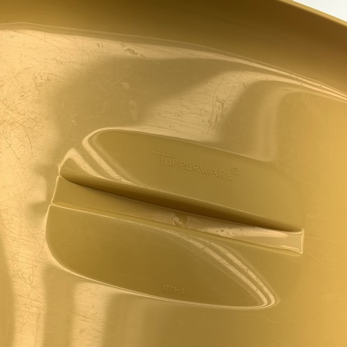 Tupperware Replacement Lid 1275-5 Harvest Gold Vintage Food Storage Top - Picture 10 of 12