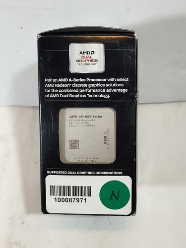 NUOVO AMD A8-5600K Quad-Core 3,9 GHz Turbo AD560KWOHJBOX FM2 processore con refrigeratore nuovo con scatola - Foto 2 di 6