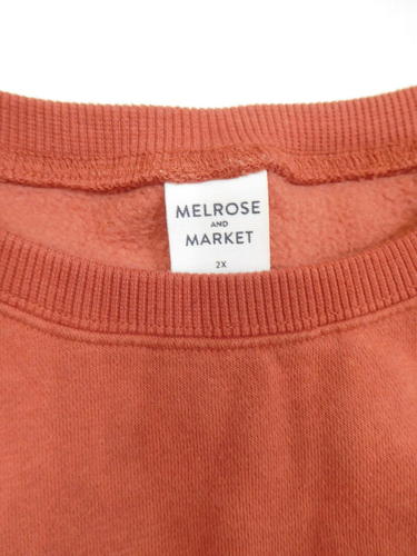 BOYFRIEND SWEATSHIRT DRESS 2X 2XL/1X/XL oversized pockets top MELROSE and MARKET - Picture 3 of 6