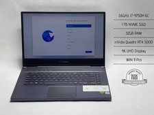 ASUS ProArt StudioBook 15.6" 2.6GHz i7-9750H 6C, 32GB RAM, 1TB NVME SSD RTX 5000
