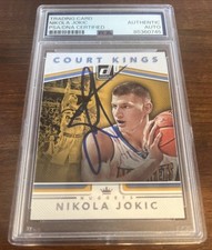2017-18 Donruss Court Kings Nikola Jokic Auto Autograph Signed Card PSA