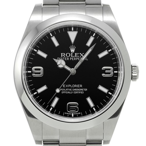 Orologio da uomo ROLEX Explorer 214270 USATO misura cassa nera 39 x 39 mm #27314 - Foto 6 di 6