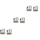  6 stücke Edelstahl Dessert Mousse Mold Food Tower Präsentation Kochen Ring