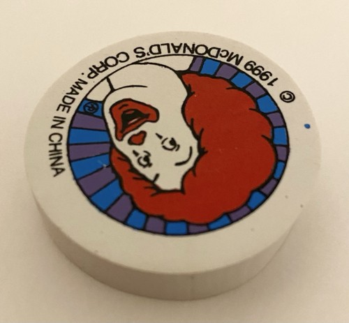 Gomma a cerchio vintage McDonald's 1999 Ronald McDonald da collezione - Foto 5 di 7