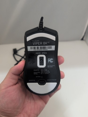 Razer Viper 8KHz Ambidextrous Esports Gaming Maus - Schwarz getestet und funktionsfähig - Bild 5 von 5