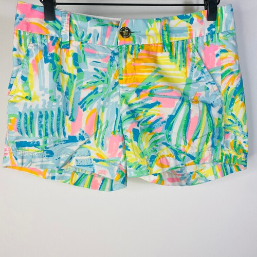 Pantalones Cortos Lilly Pulitzer Callahan en Multi Sal Marina y Sol Talla 00 Verano XXS - Imagen 3 de 7