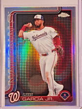 2025 Topps Chrome Luis Garcia Jr #269 Light Board Logo Refractor SSP Nationals